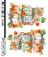 Pumpkin Fall Tiered Tray Gnomes